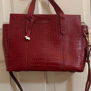 RADLEY LONDON Red Croc-Embossed